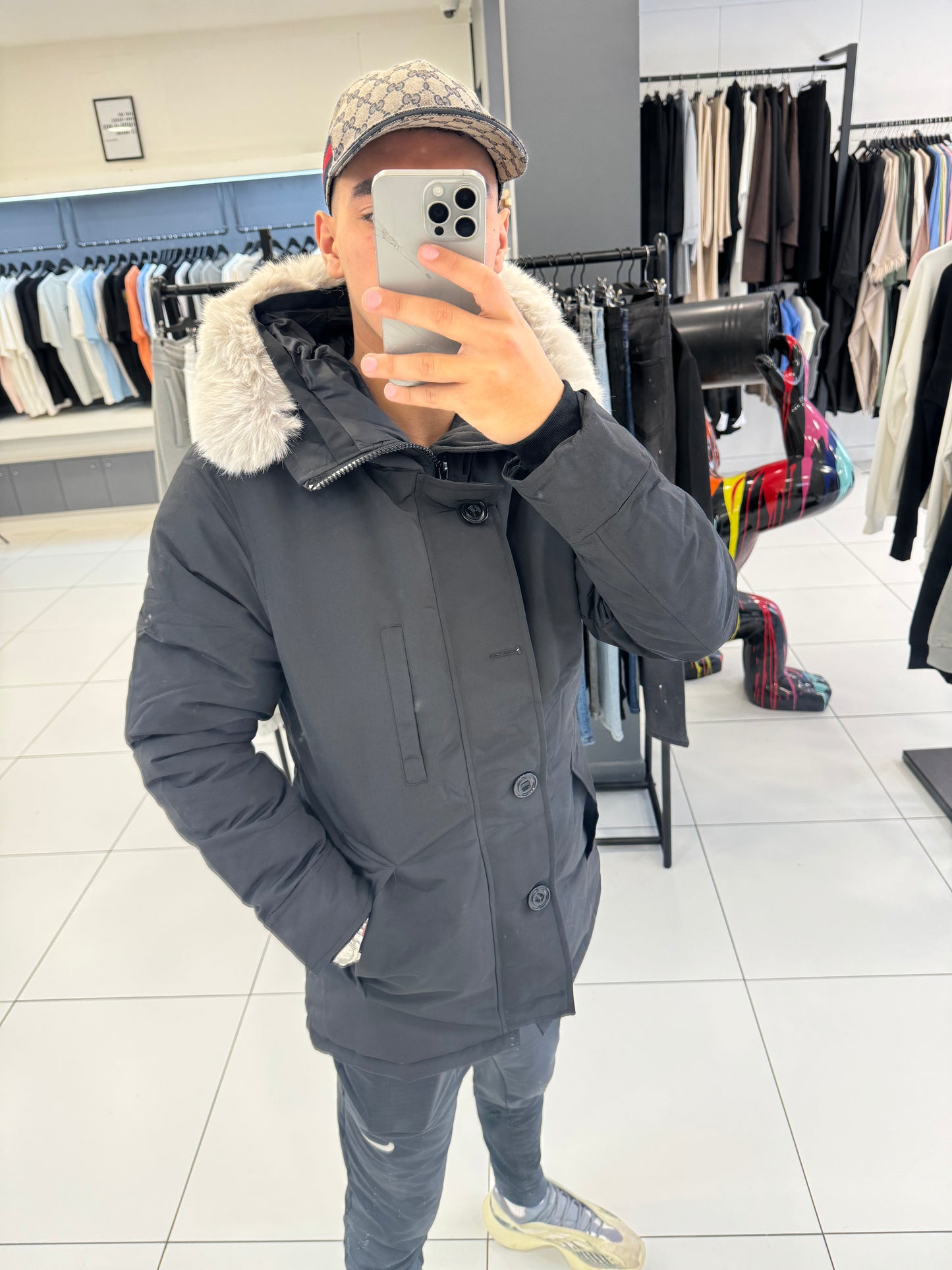 Parka avec fourrure